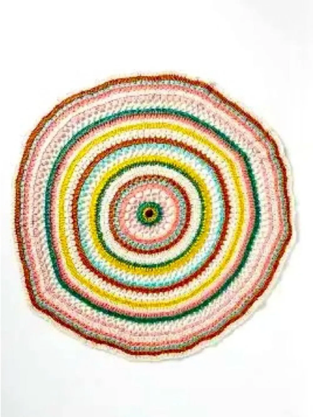 Anthropologie Hand- Crocheted Alexis Throw Blanket NWT